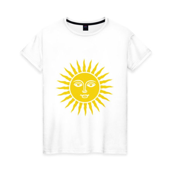 Женская футболка солнышко