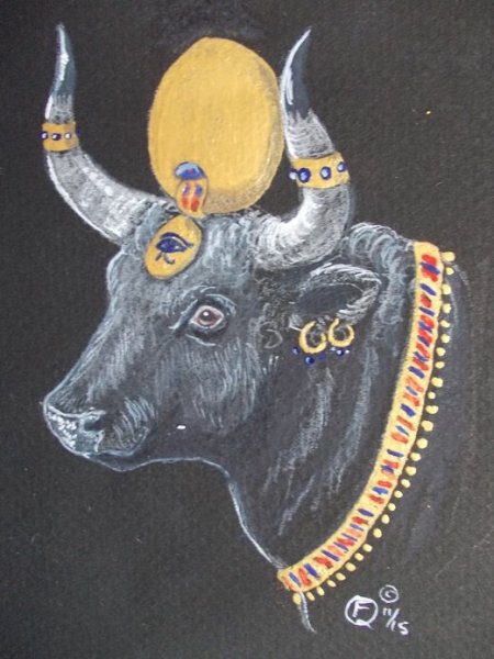 АПИС Бог Египта бык арт