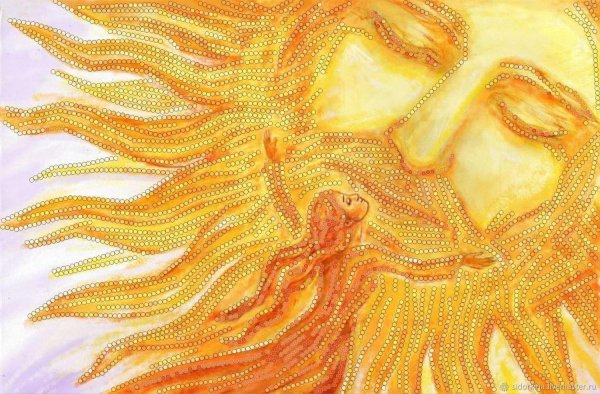 Солнце живопись