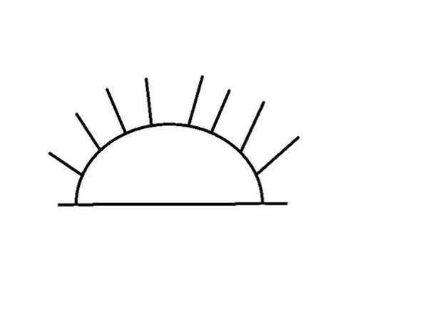 Тюремная наколка солнце