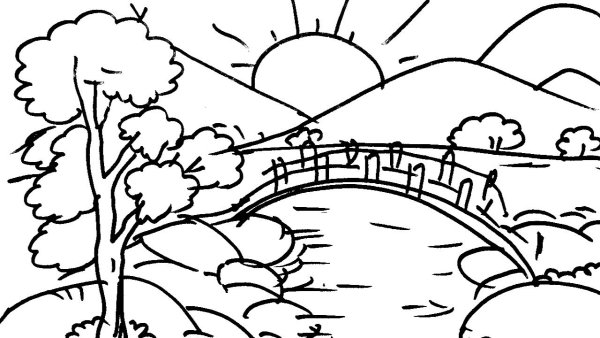 Восход набросок