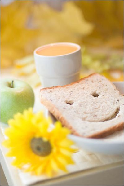 Утро солнце завтрак