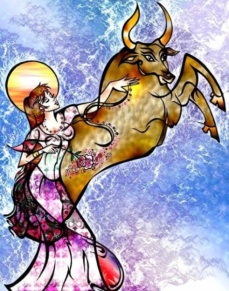 Богиня Артемида и Орион