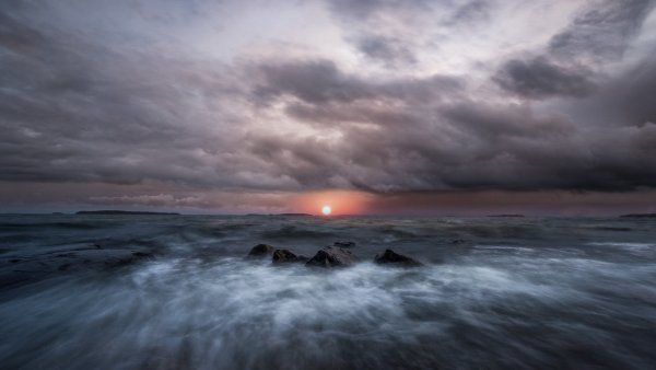 Море в бурю