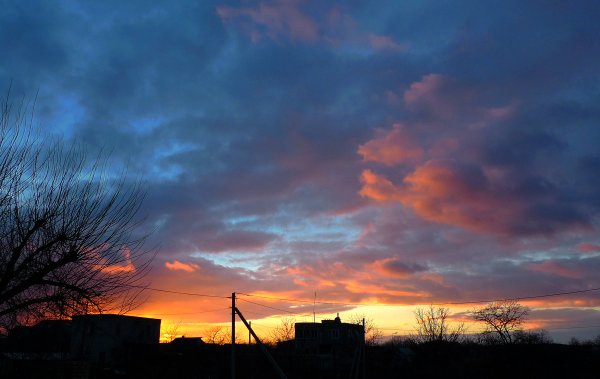 Закат реалистичный