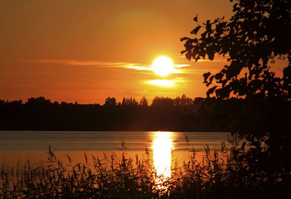 Солнце садится