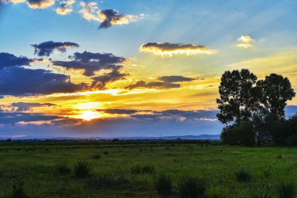 Солнце село
