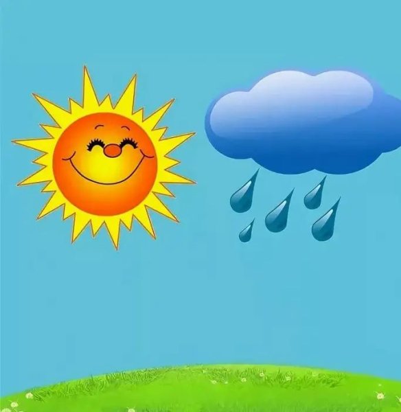 Подвижная игра солнышко и дождик