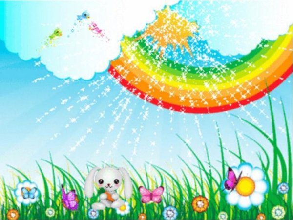 Фон дождливый и Солнечный