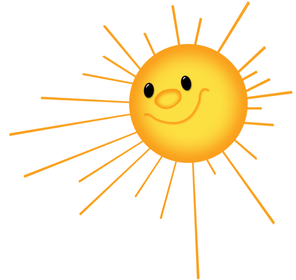 Солнышко на прозрачном фоне