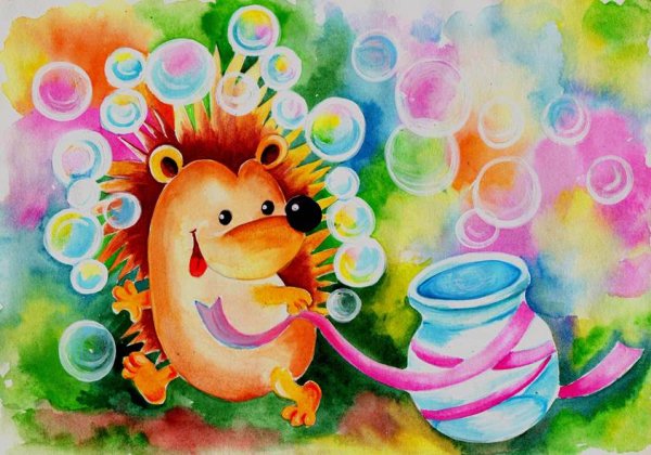 Ежик и солнышко