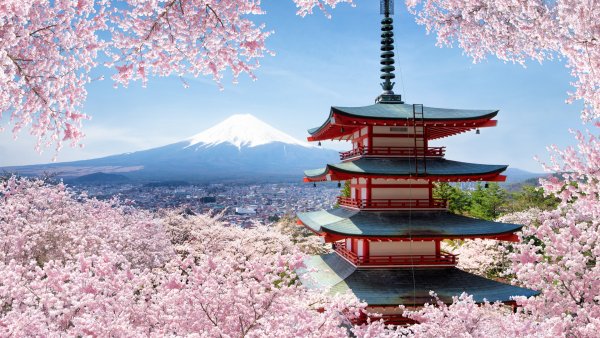 Закат в Японии