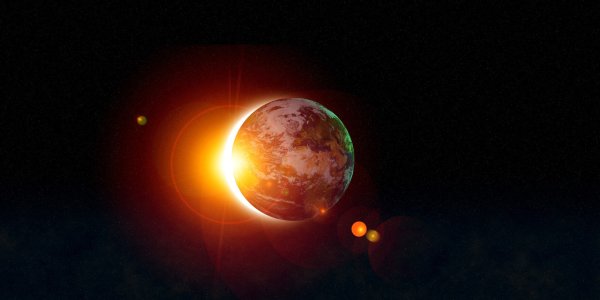 Над планетой