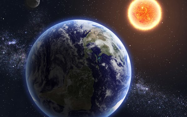 Солнце поглощает землю