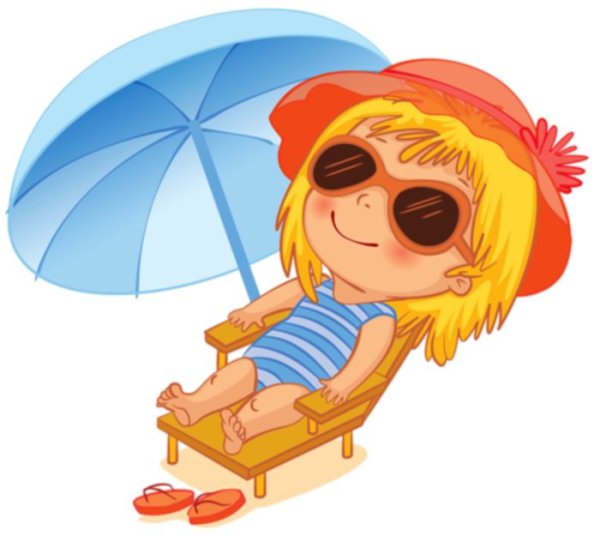 Дети летом мультяшные