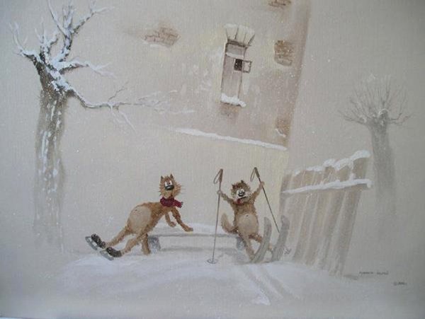 Художник Андрей Репников коты