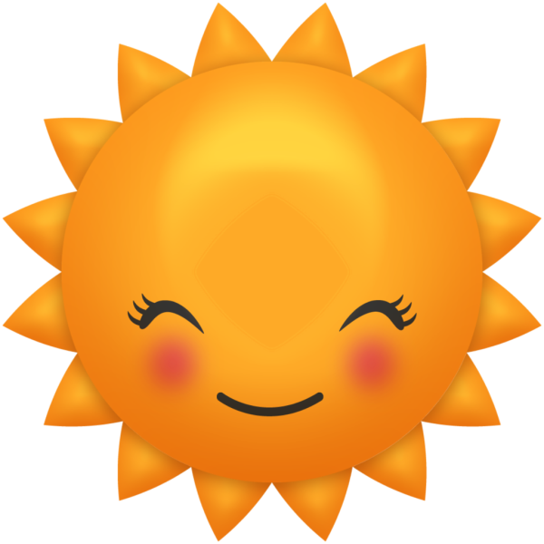 Солнце стикер