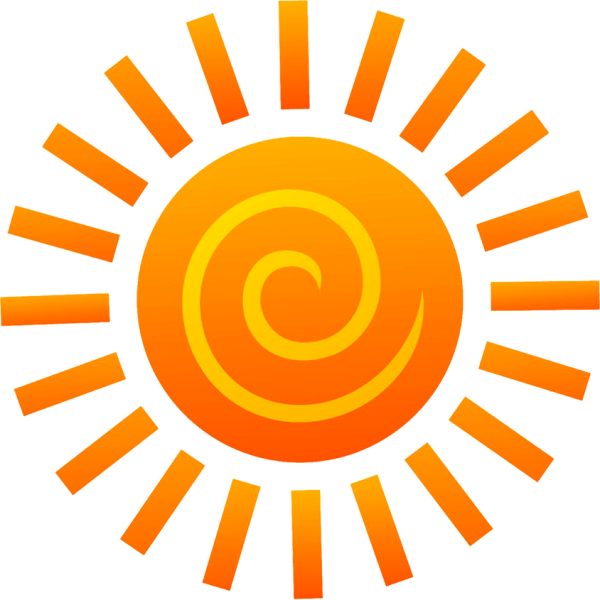 Значок с изображением солнца