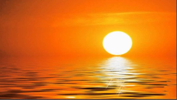 Яркое солнце