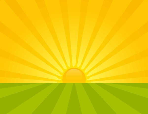 Стилизованные лучи солнца