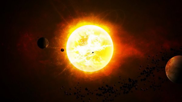 Солнце из космоса