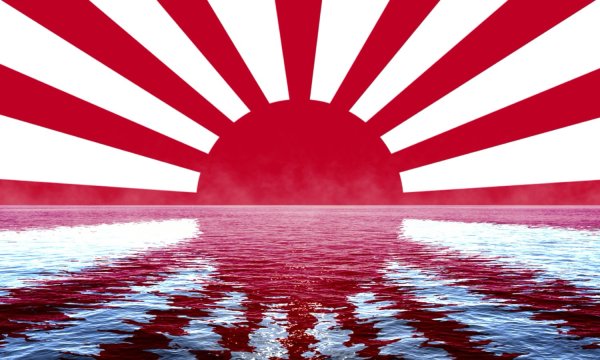 Флаг императорской Японии