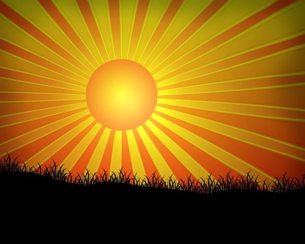 Фон солнышко