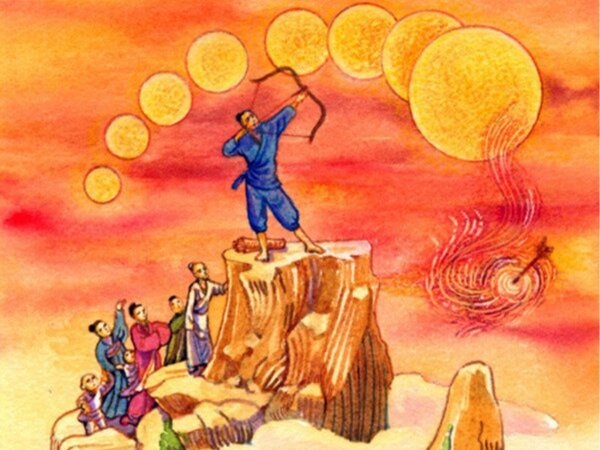 Легенда о Луне и солнце