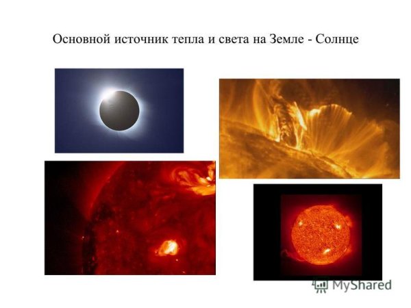 Источник света и тепла на земле