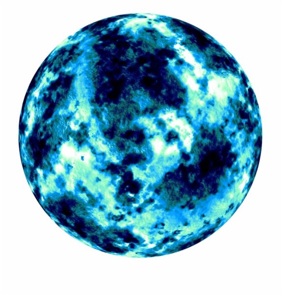 Солнечное ядро на прозрачном фоне