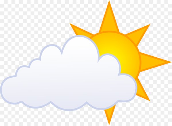 Солнышко с облаками