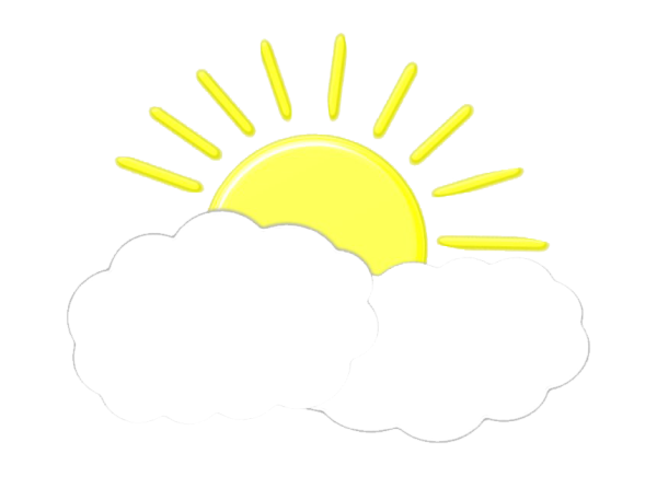 Солнышко с облачком