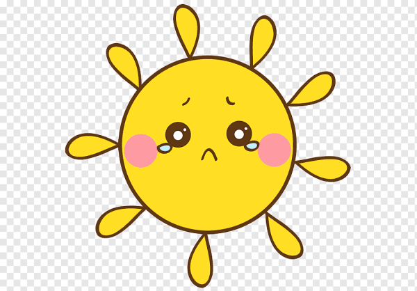 Грустное солнышко