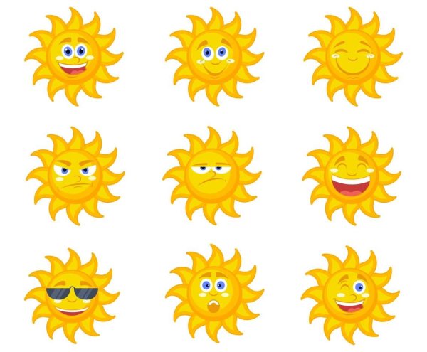 Рефлексия солнышко