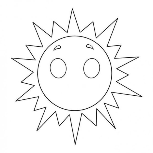 Солнышко рисунок