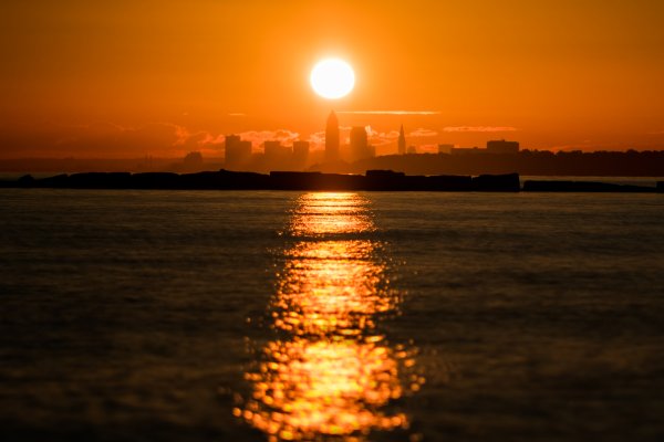 Закат Горизонт