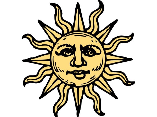 Солнце рисунок