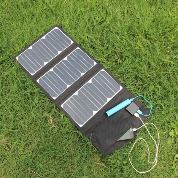 Портативная раскладная Солнечная панель Solar Charger Sunpower 6вт 6w