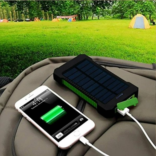 Зарядка пауэрбанка от солнечной батареи