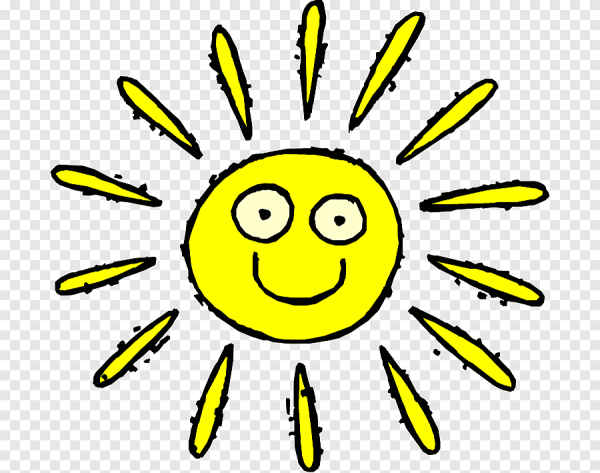 Солнце улыбается