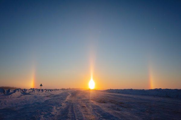 Гало (Радужный круг вокруг солнца)