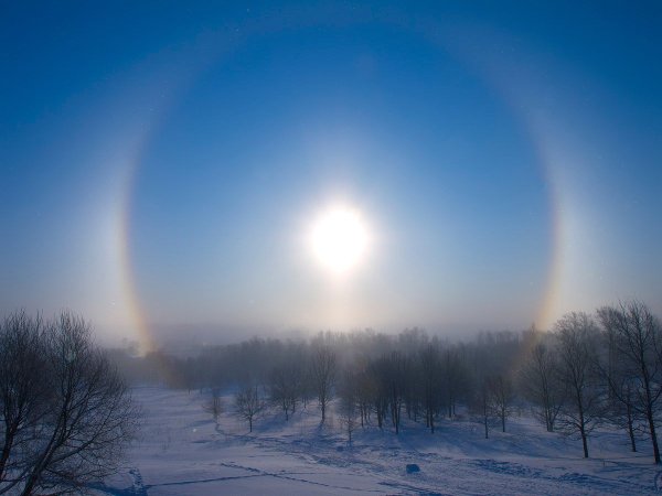 Природное явление солнечное гало