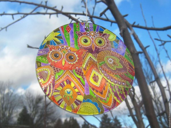 Ловец солнца витраж