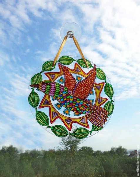 Ловец солнца витраж