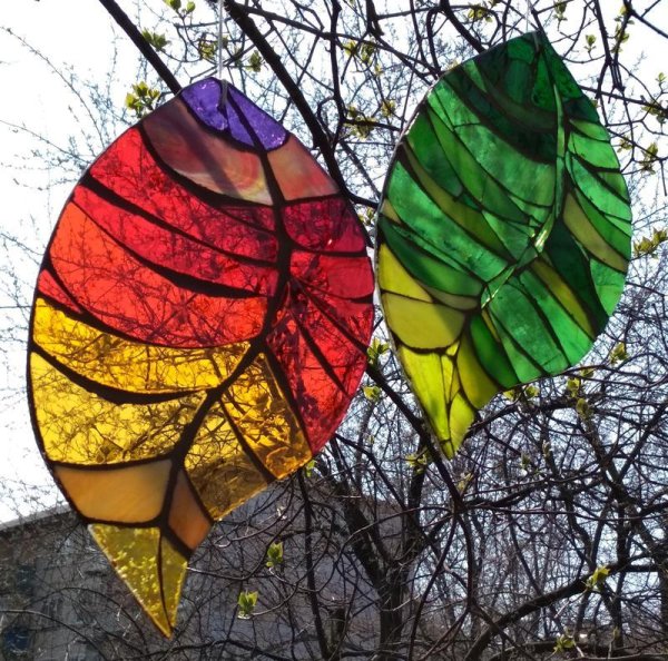 Ловец солнца витраж