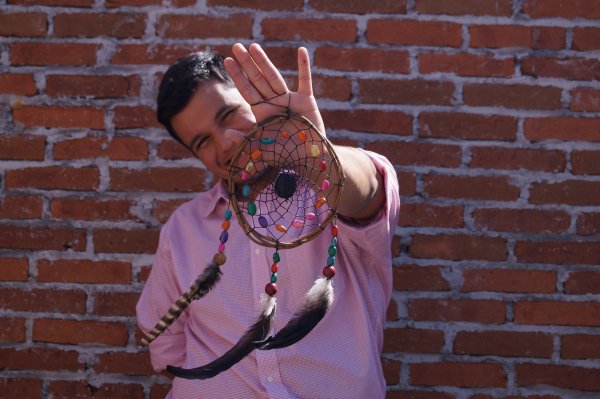 Ловец снов на фоне заката