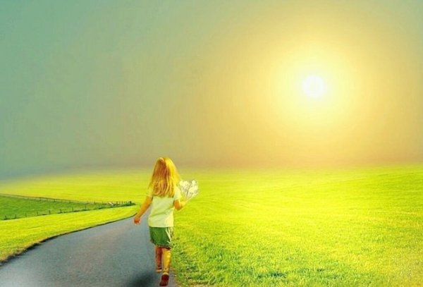 Солнечный день девушки