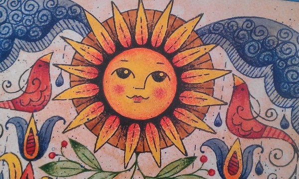 Изображение солнца в русских сказках