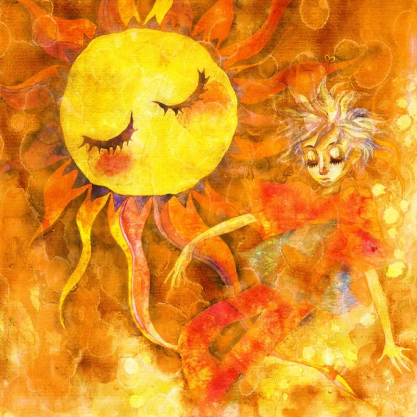 Девушка природа арт