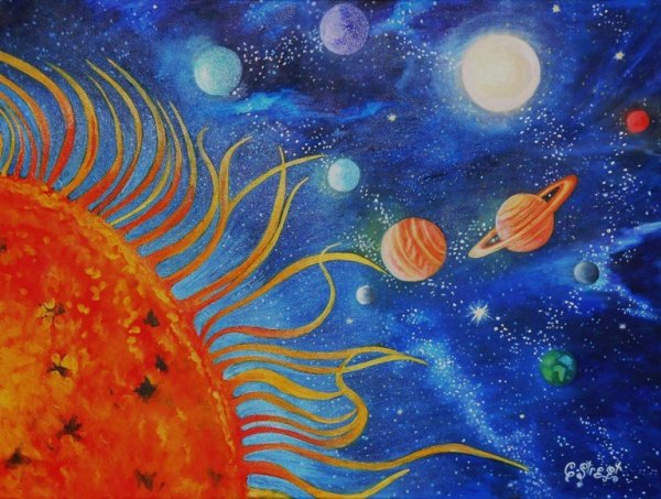 Солнце в космосе